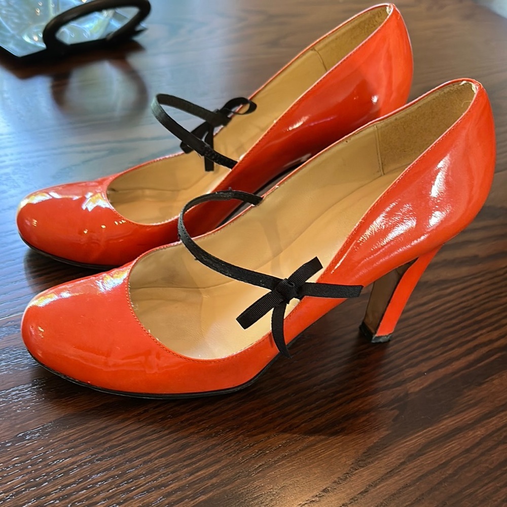 Kate Spade Orange Heels